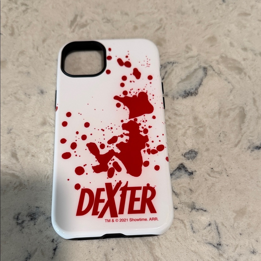 Dexter Red Splash Design Phone Case